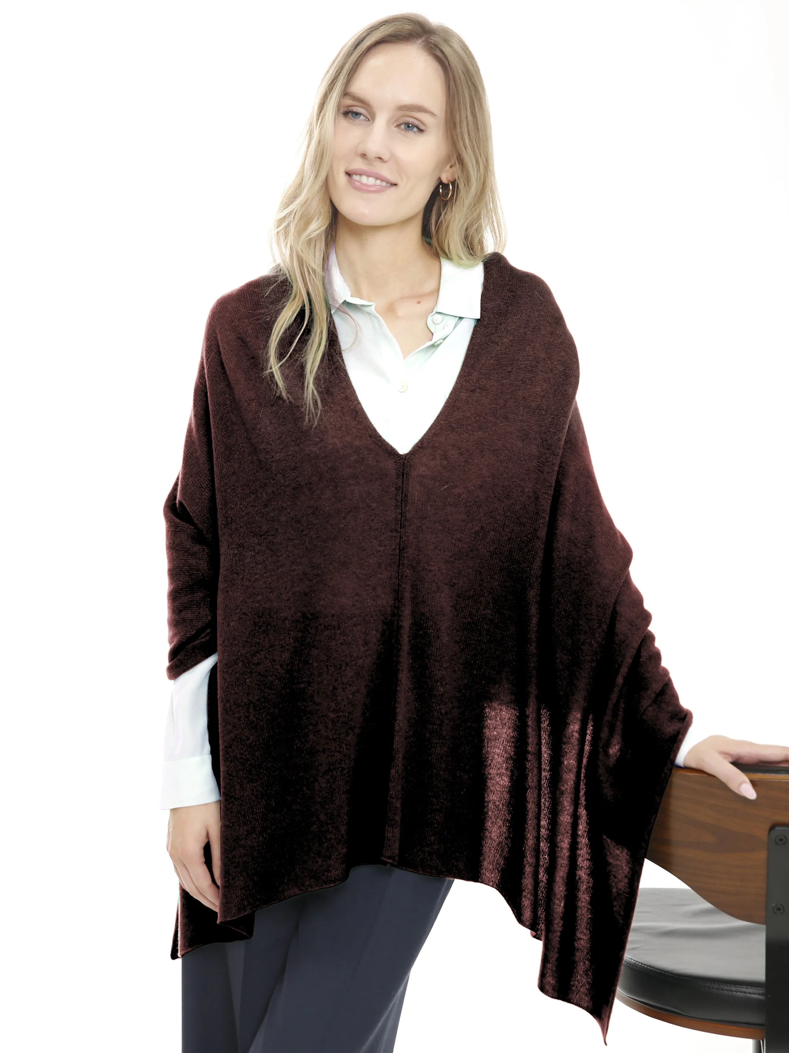 100% Cashmere Poncho