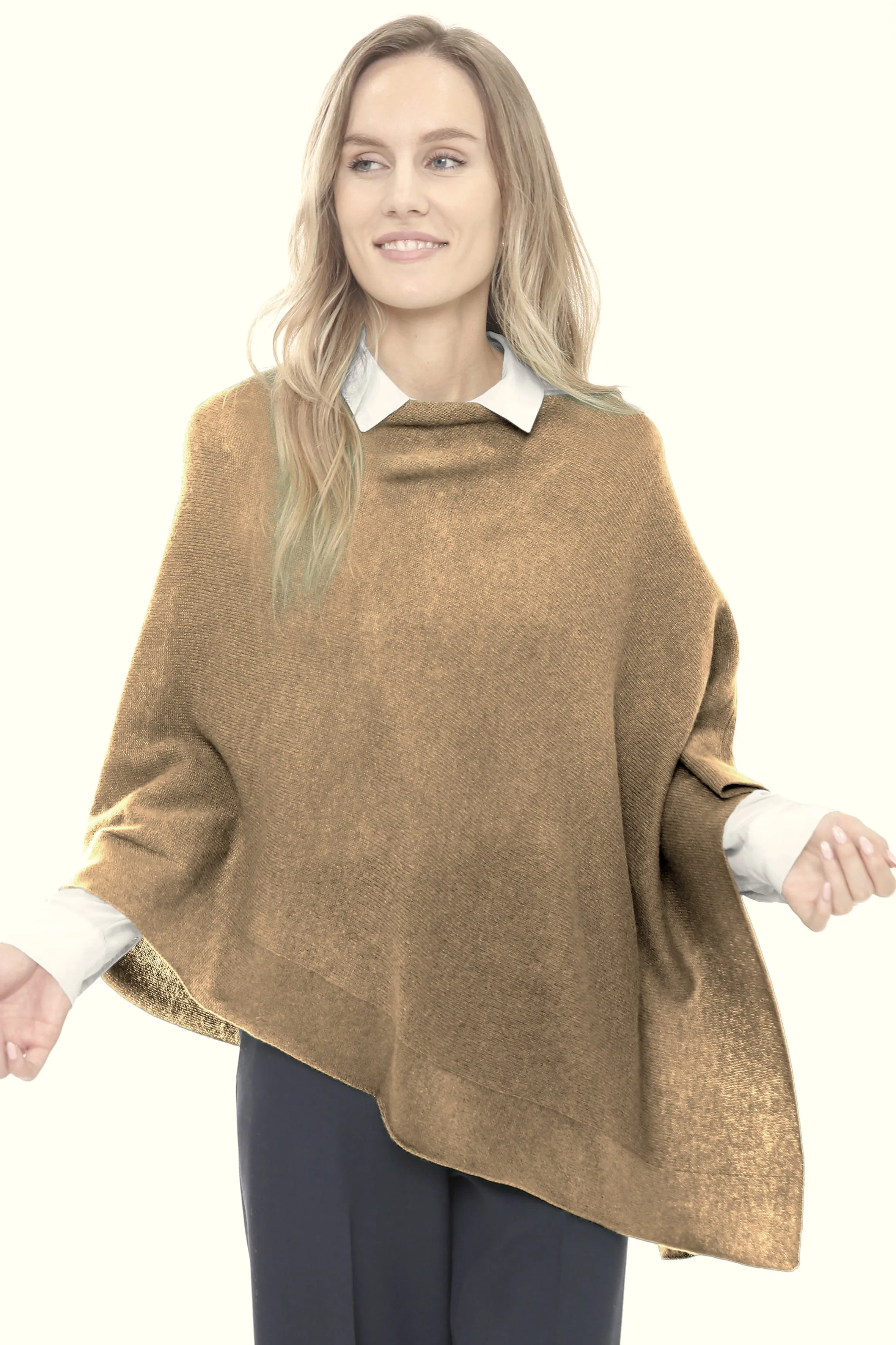 100% Cashmere Poncho