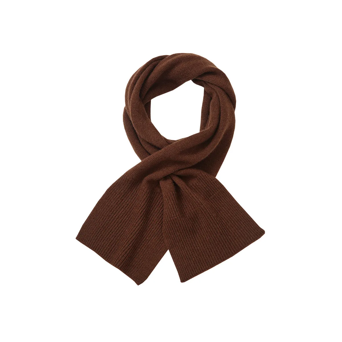 100% Wool Elegant Ribbed Scarves