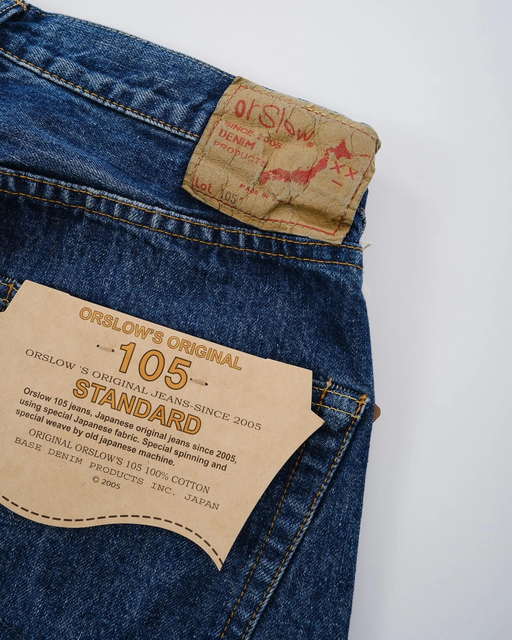 105 STANDARD SELVEDGE DENIM 2 YEAR WASH