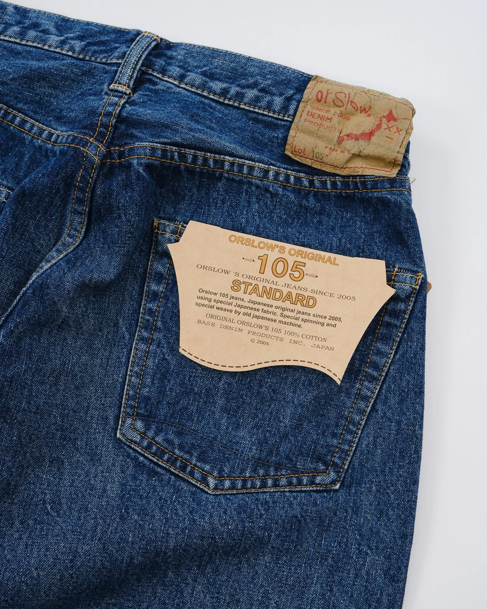 105 STANDARD SELVEDGE DENIM 2 YEAR WASH