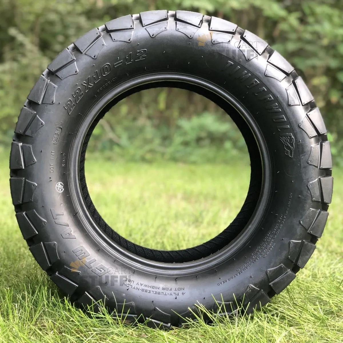 22x10-12 GTW Timberwolf DOT All Terrain Off Road Golf Cart Tires