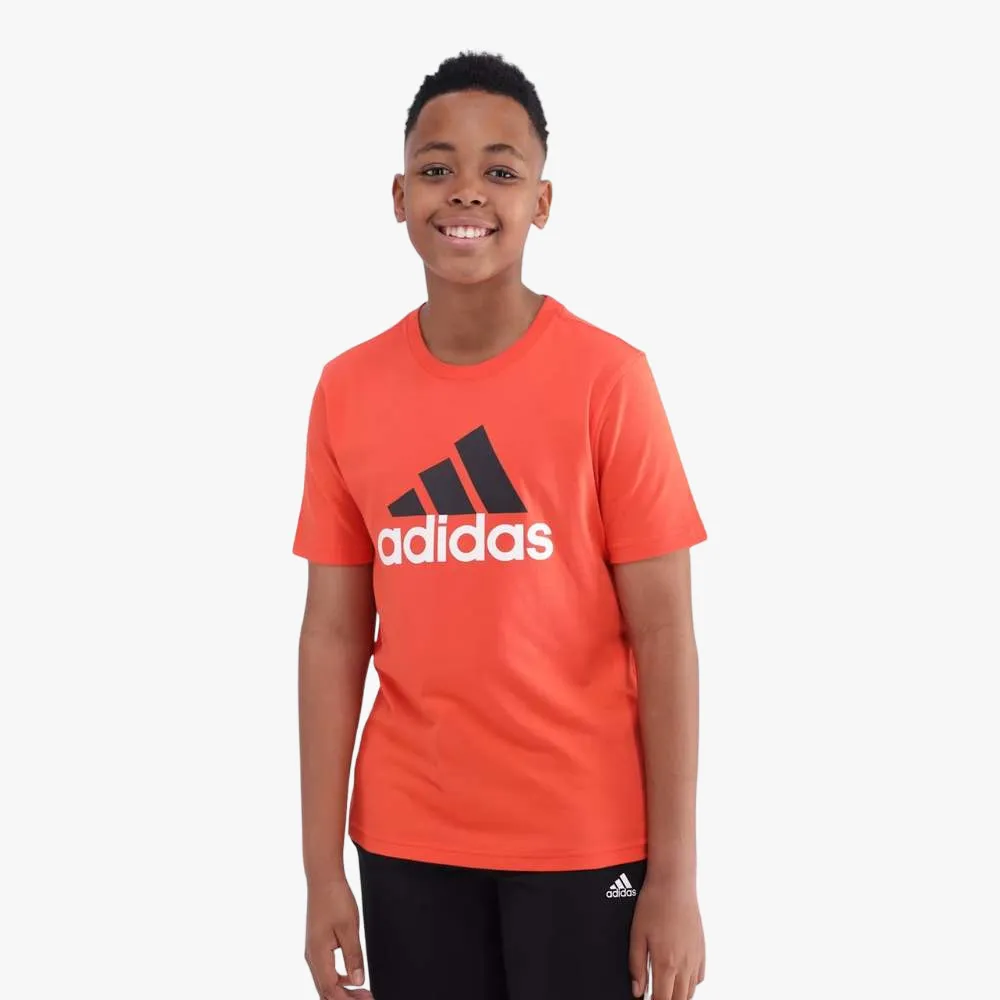 Adidas Kids Short Sleeve Tee Bright Red