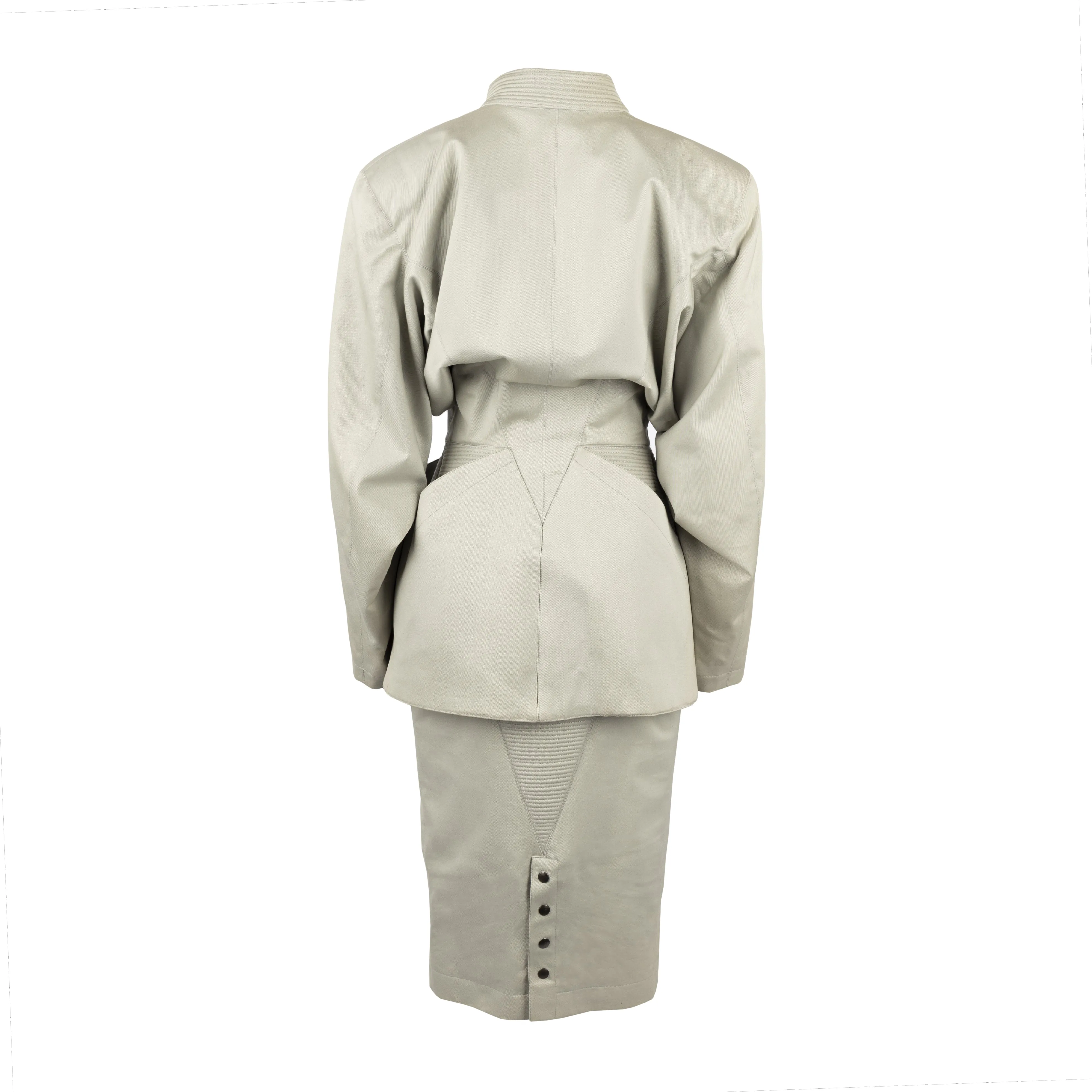 Alaïa Draped Blazer and Pencil Skirt - ‘80s