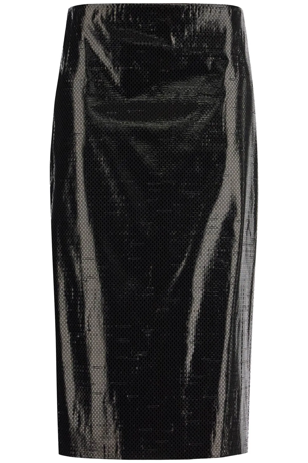 Alexander Mcqueen Silk Tarpaulin Skirt