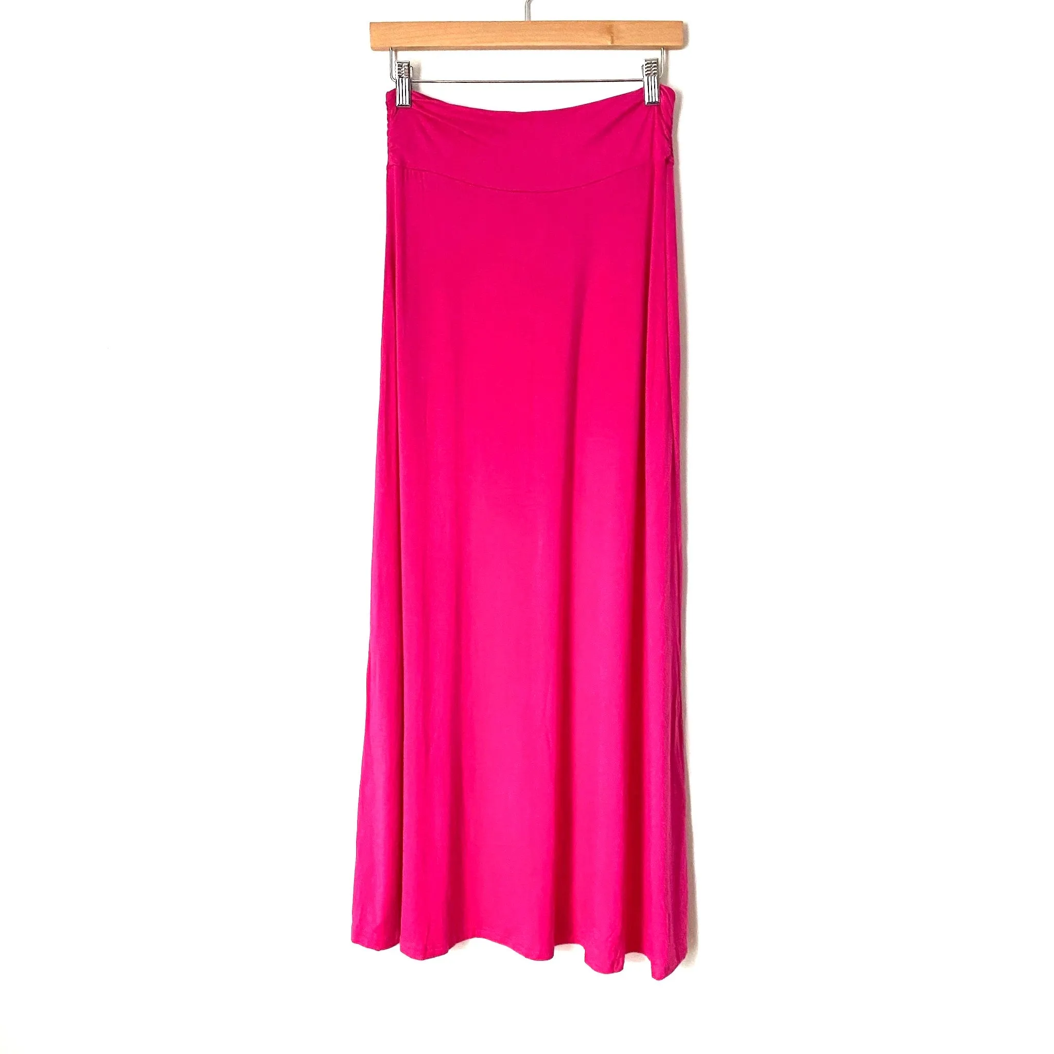 Always Me Hot Pink Maxi Skirt- Size M