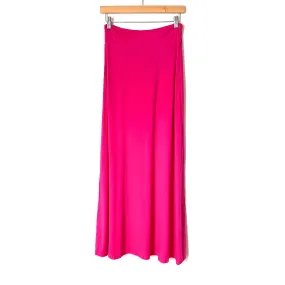 Always Me Hot Pink Maxi Skirt- Size M