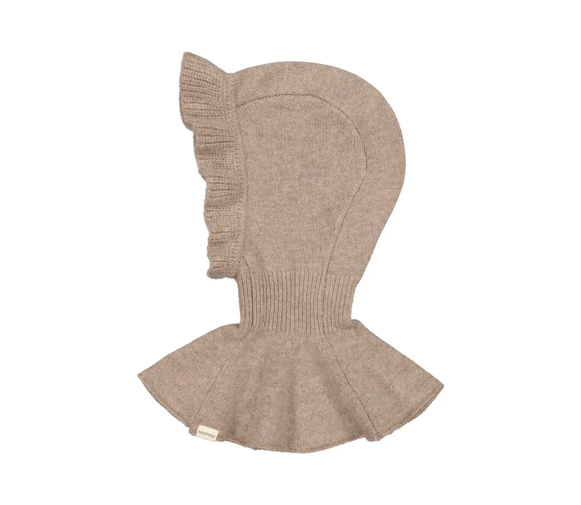 Amira, Cashmere Balaclava - Linseed Mel.