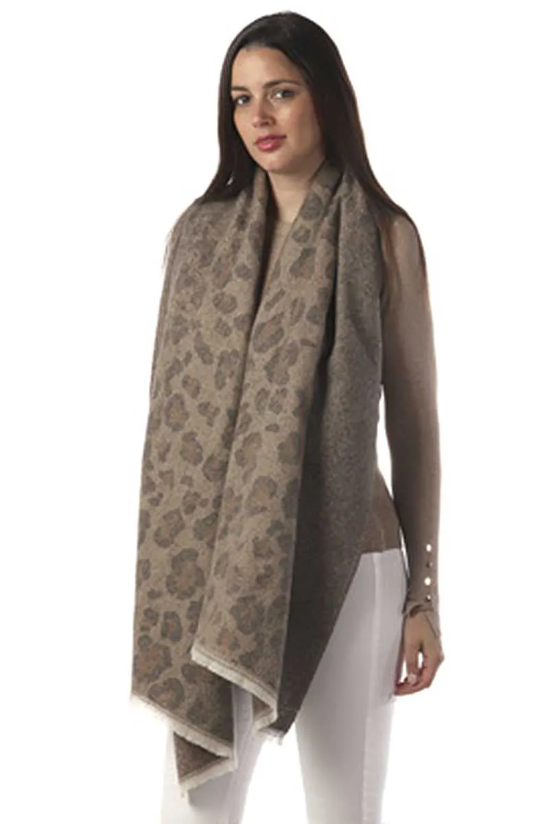 Animal Print Oblong Scarf