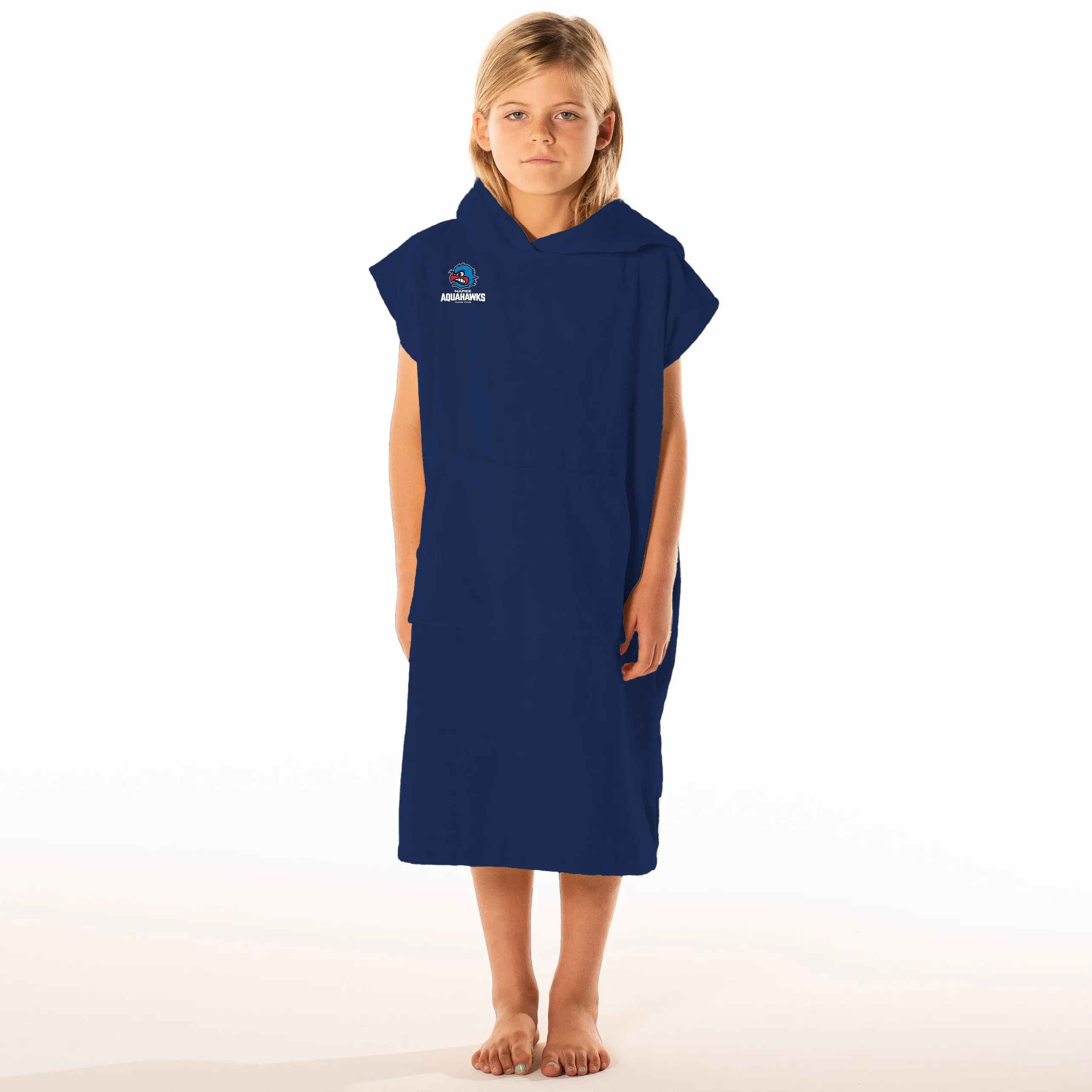 Aquahawks Kids Hooded Towel Poncho