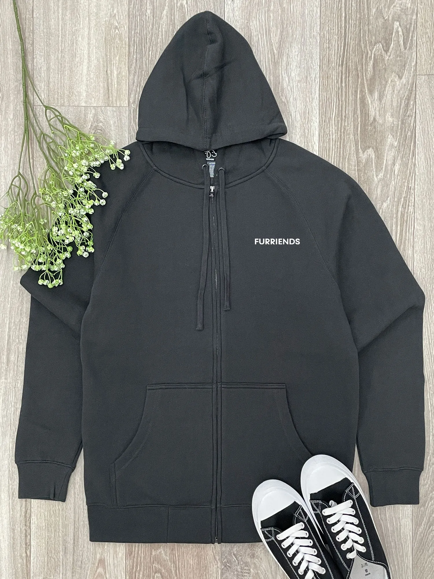 Are You Kitten Me? Zip Front Hoodie