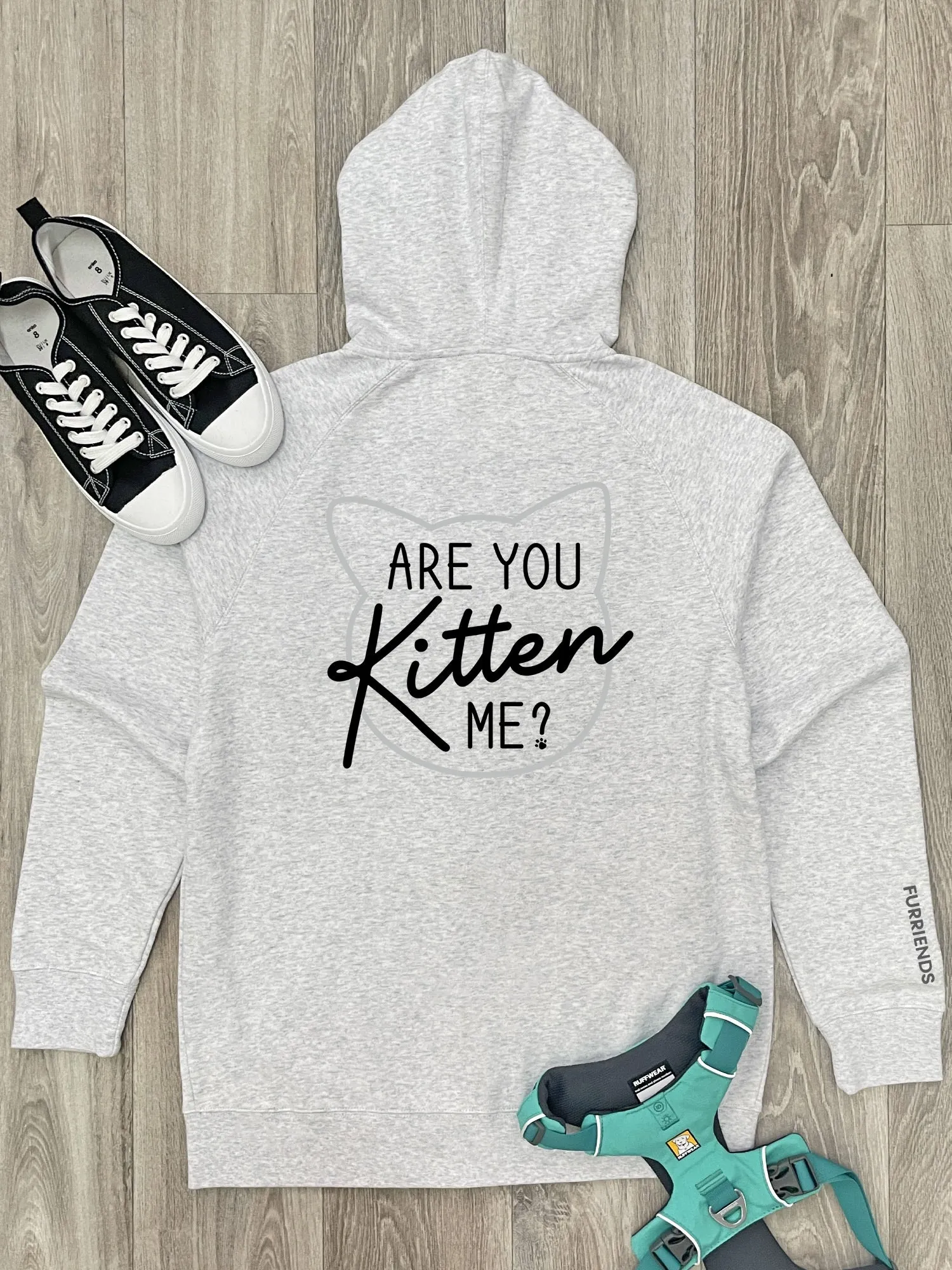 Are You Kitten Me? Zip Front Hoodie