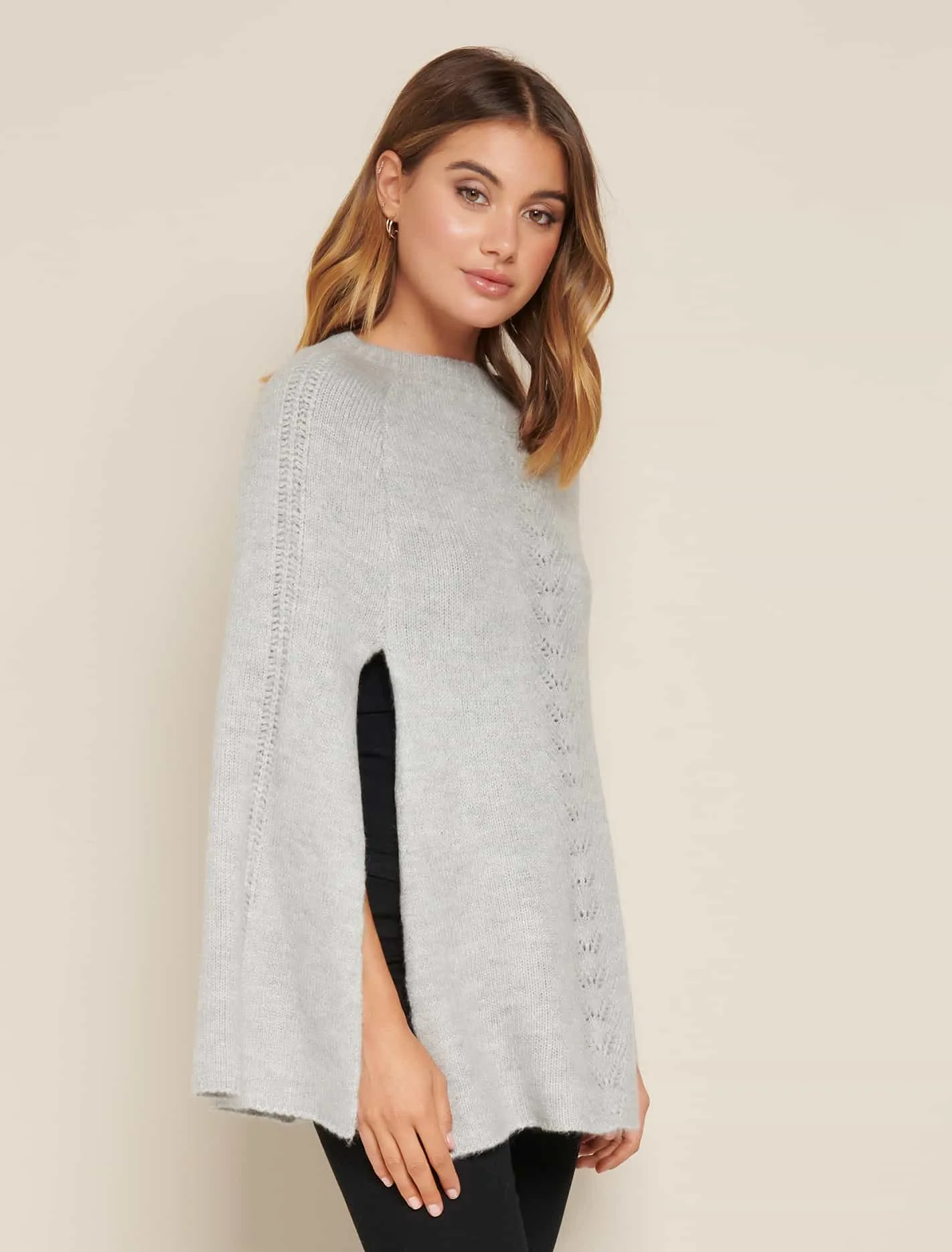 Aubree Pointelle Poncho