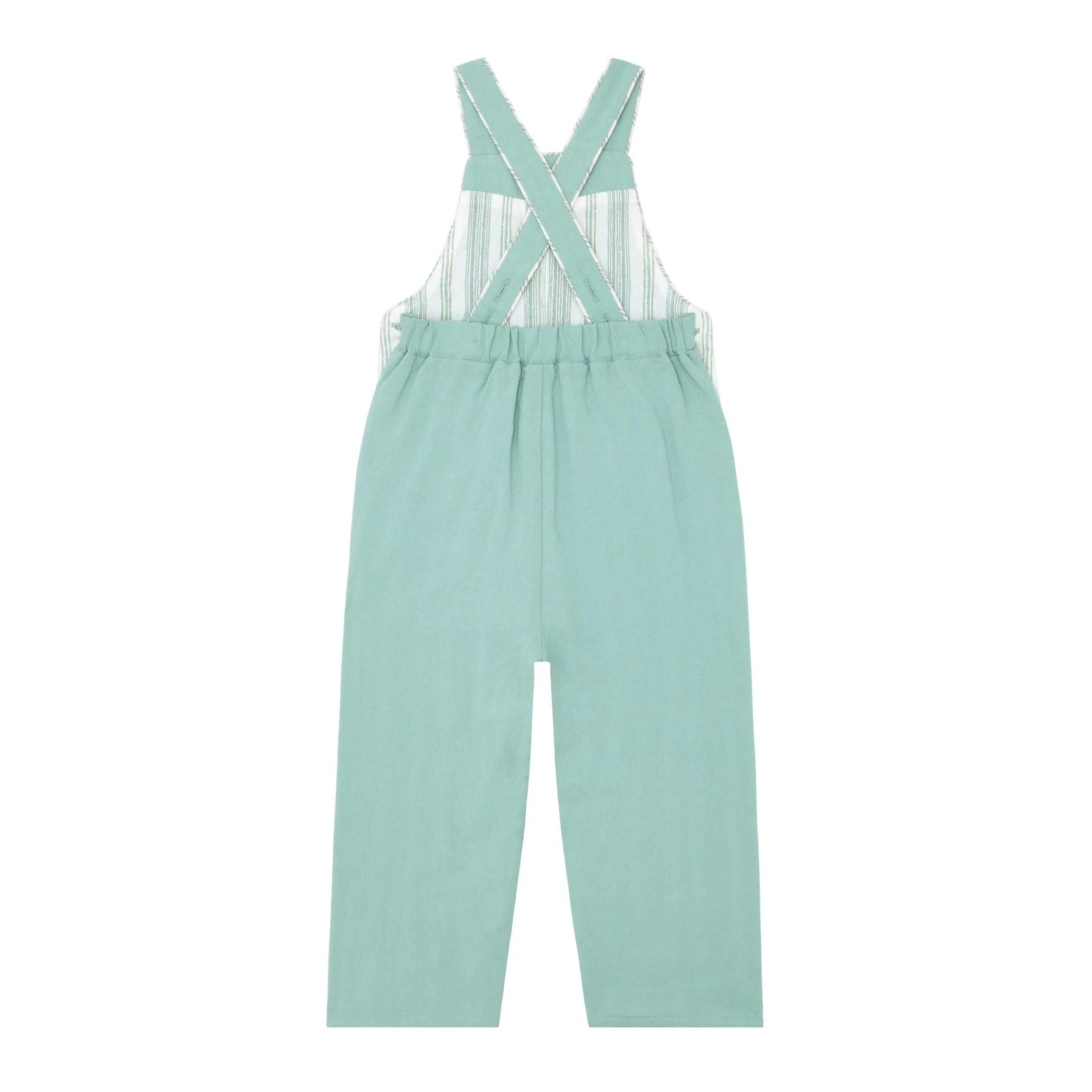 baby sea blue long overall