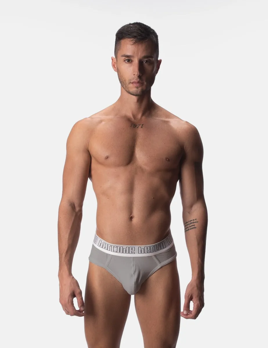 Barcode Berlin Hip Brief Grey White