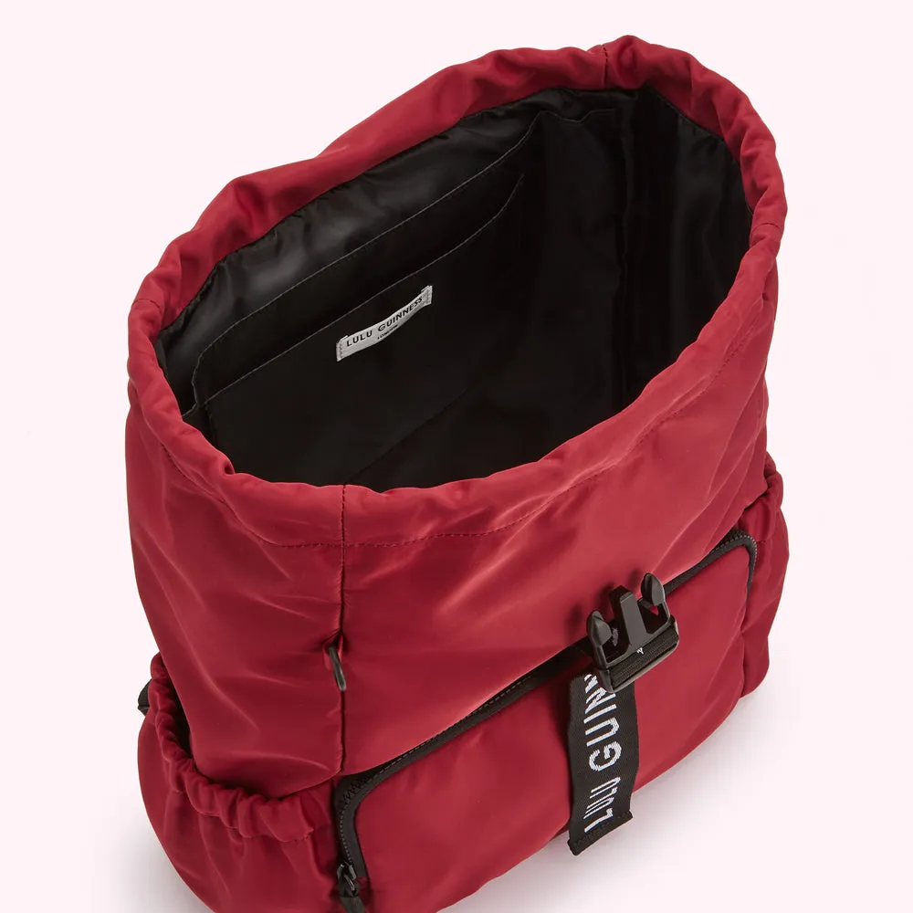 BEET RED MILLIE BACKPACK