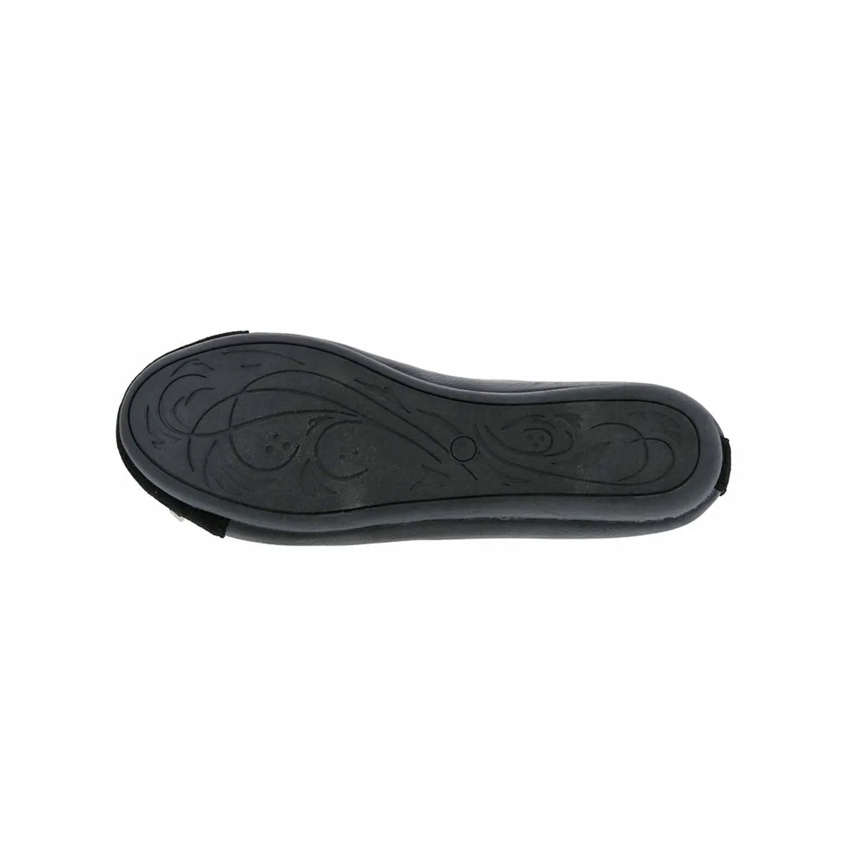 Bellini Sloop Women Flat In Black Faux Leather/black Microsuede