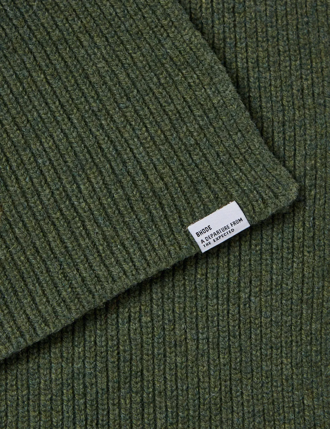 Bhode Hawick Scarf (Lambswool) - Rosemary Green