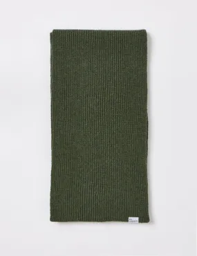 Bhode Hawick Scarf (Lambswool) - Rosemary Green