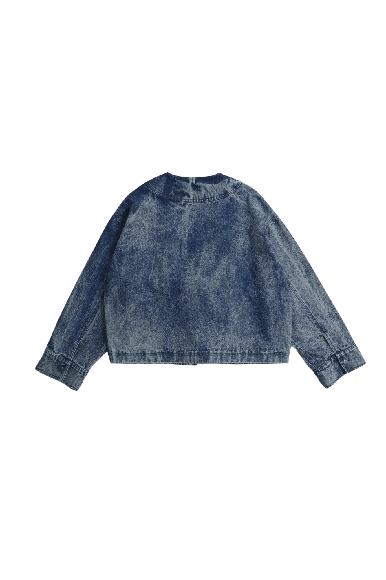 BLUE ACID WASH DENIM KIMONO