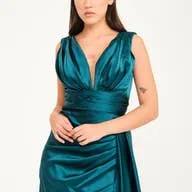 Bridesmaid Dress  / Short Satin