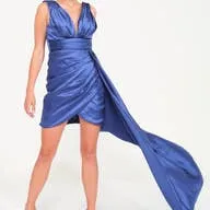 Bridesmaid Dress  / Short Satin