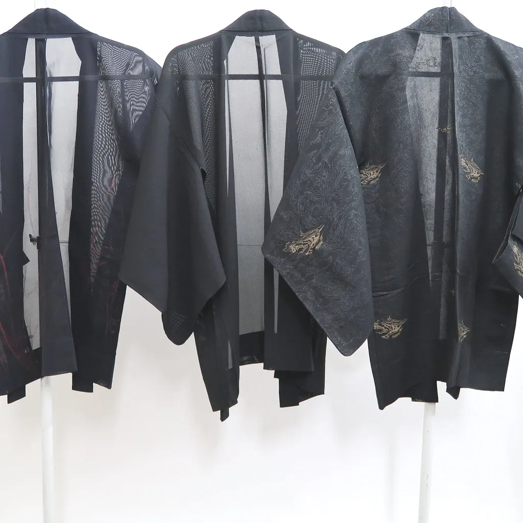 Bundle 12pcs Silk See-Through Haori Jacket Wholesale Bulk Free Shipping #549