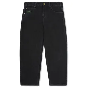 Butter Goods - Spider Denim Jeans Washed Black