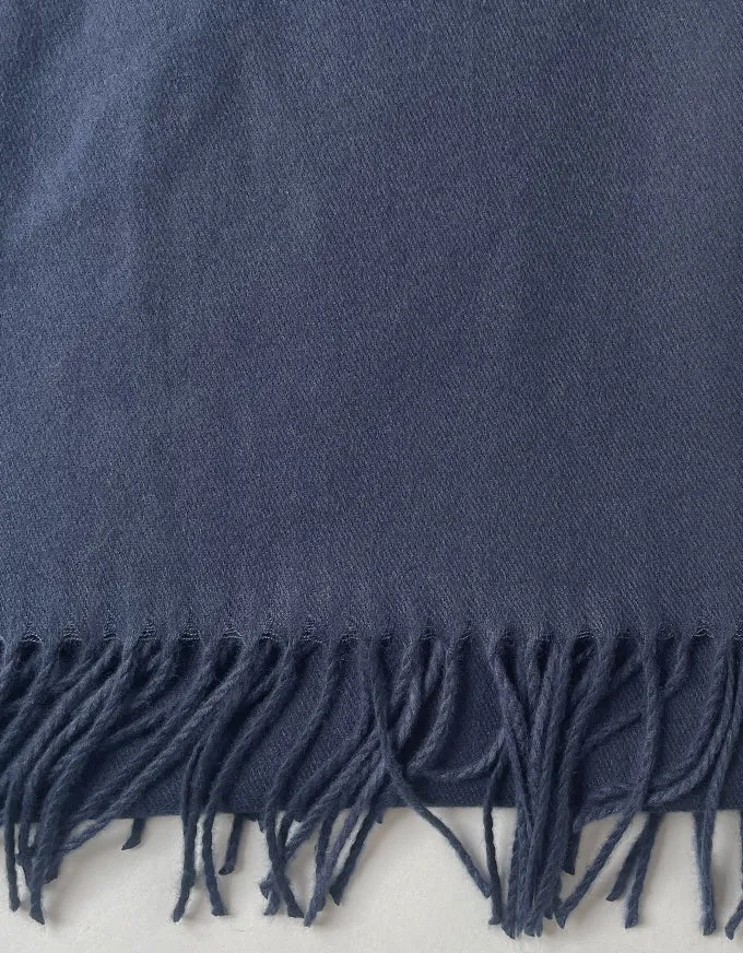 Cashmere Scarf Navy