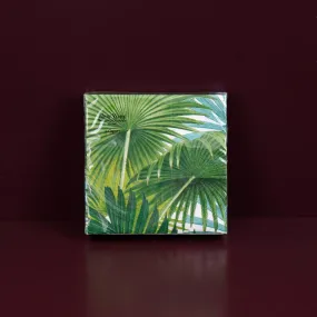 Caspari Paper Cocktail Napkins / Palm Fronds