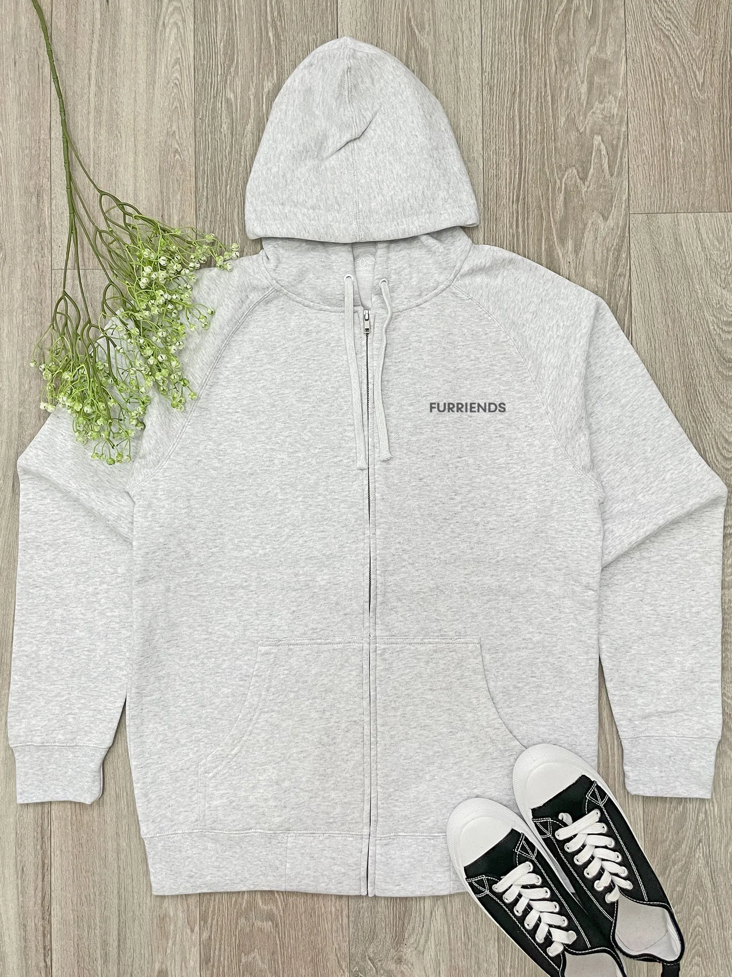 Cat Person Zip Front Hoodie