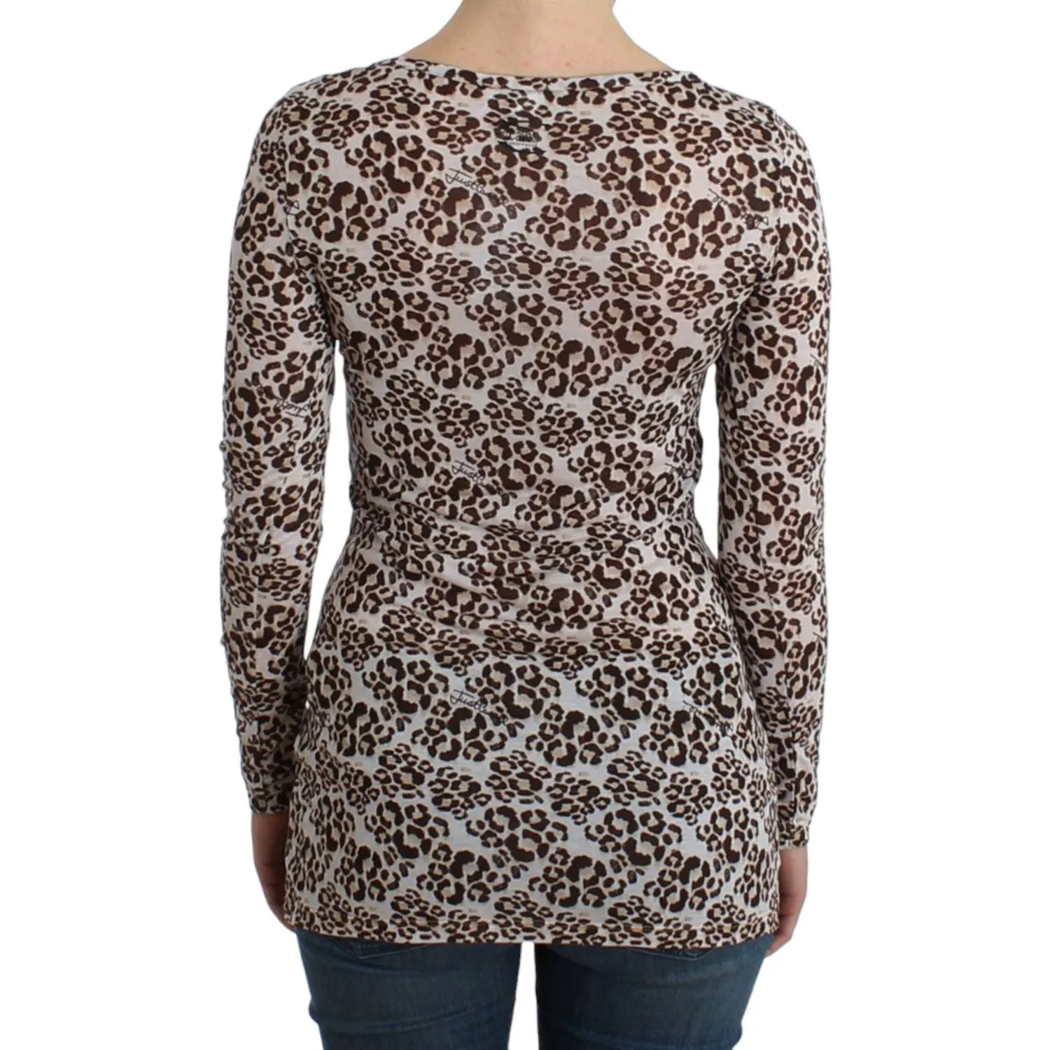 Cavalli Elegant Floral Lace Longsleeve Top