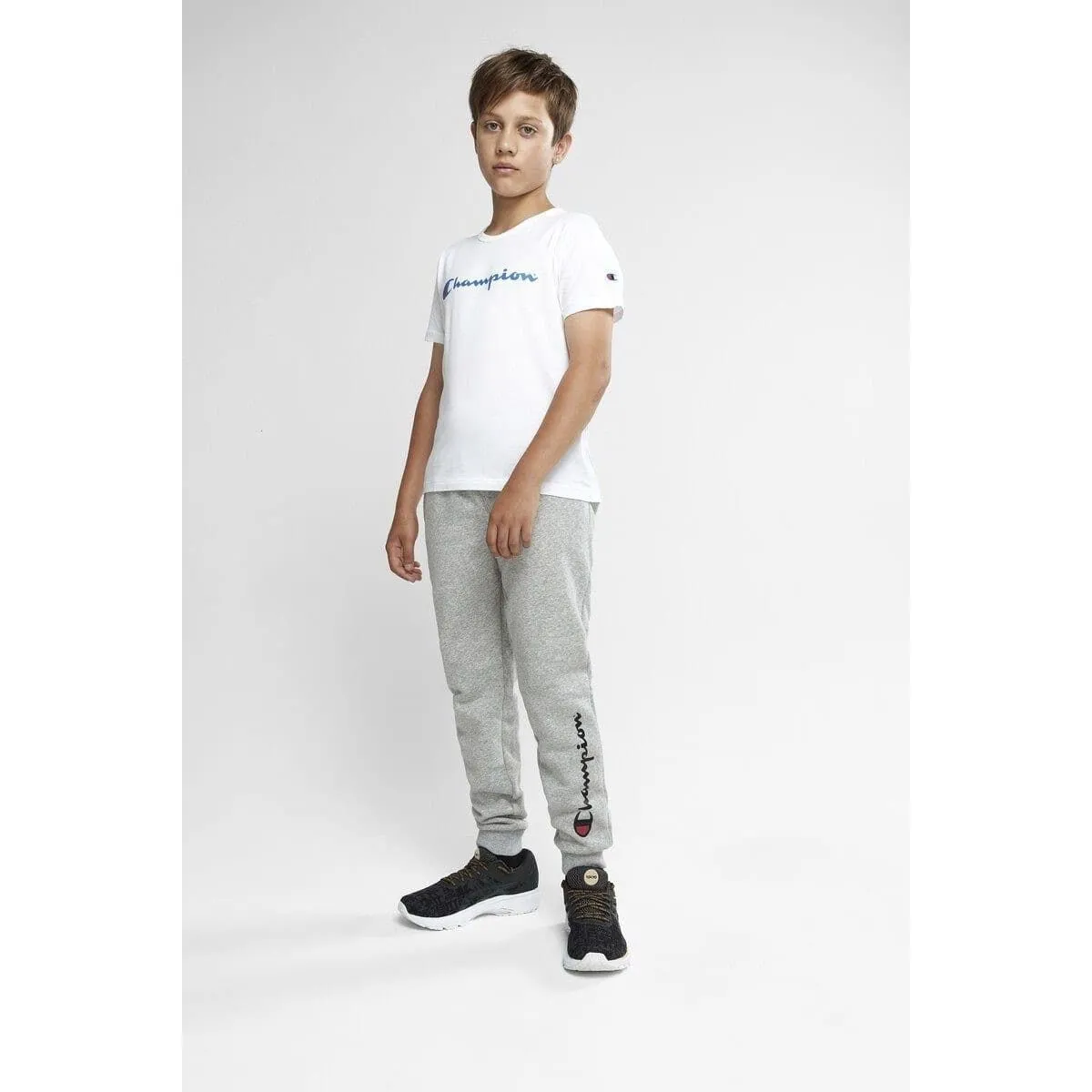 Champion Youth Script Cuff Pant - Black or Grey