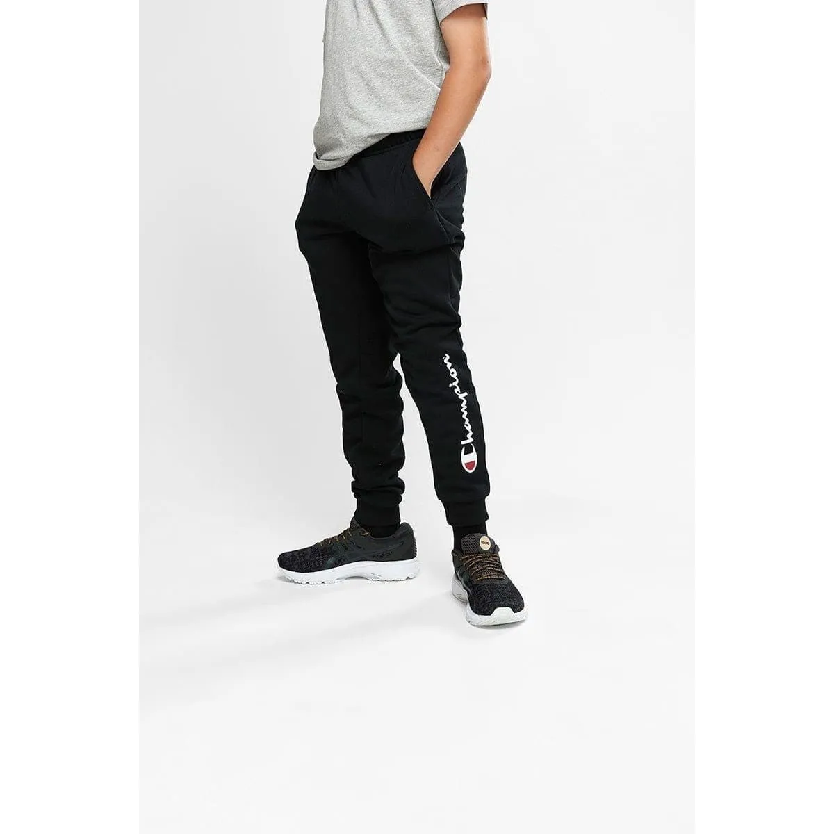 Champion Youth Script Cuff Pant - Black or Grey