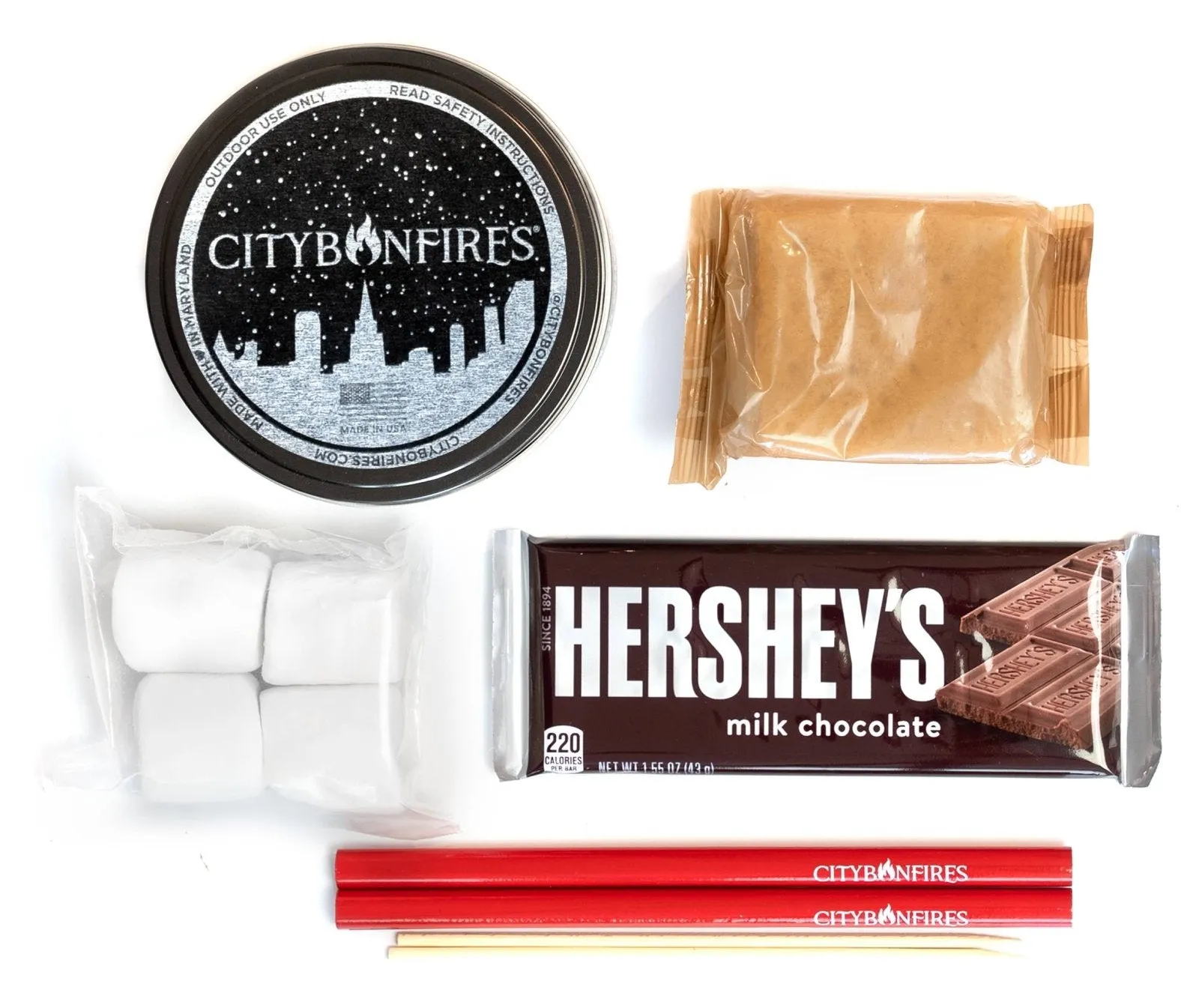 City Bonfires Portable Fire Pits - S'mores Night Pack