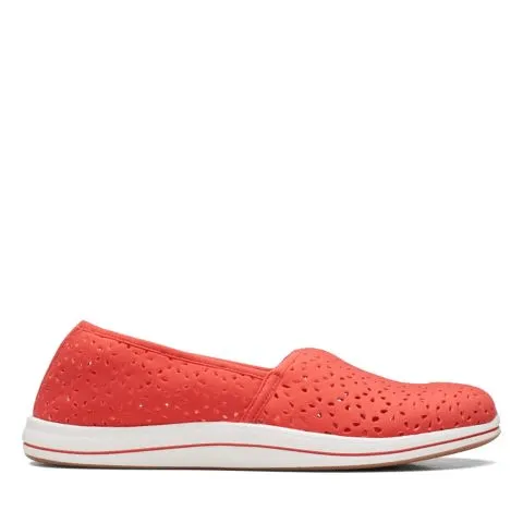 Clarks Women's Breeze Emily Slip Ons- Grenadine