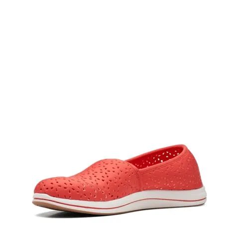 Clarks Women's Breeze Emily Slip Ons- Grenadine