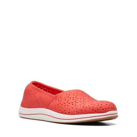 Clarks Women's Breeze Emily Slip Ons- Grenadine