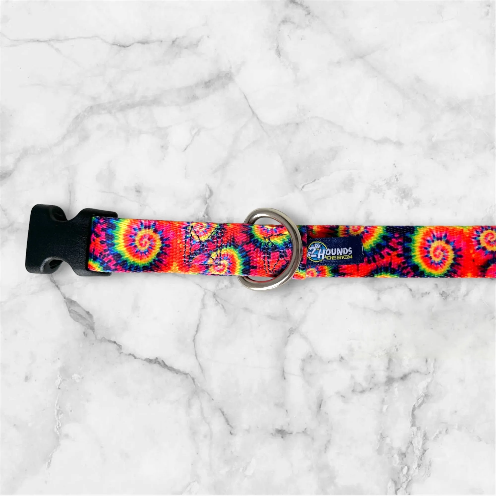 Classic Tie Dye Dog Collars and/or Leash