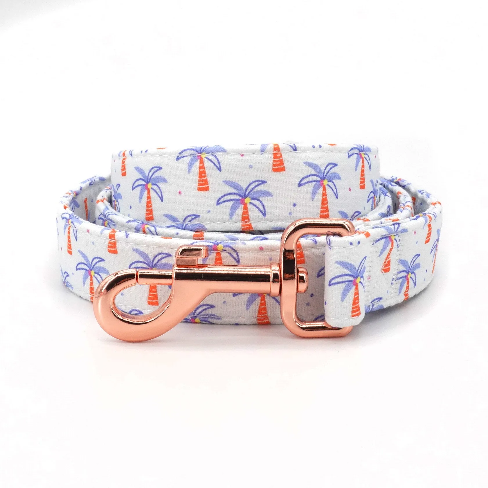 Coconut Trees:  Personalized Pet Collars With Leashes