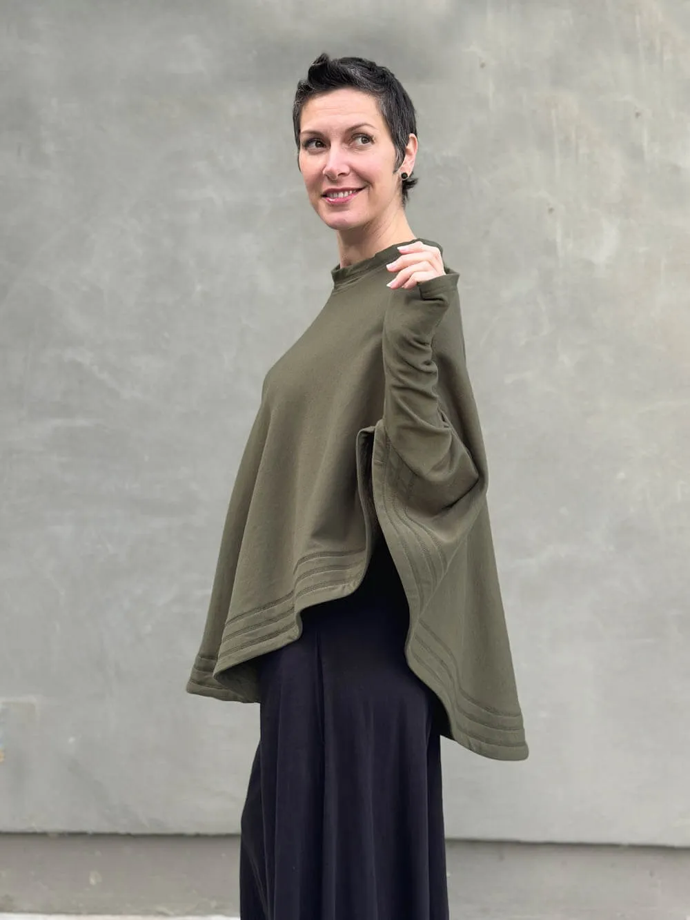 CU Bamboo Fleece Poncho