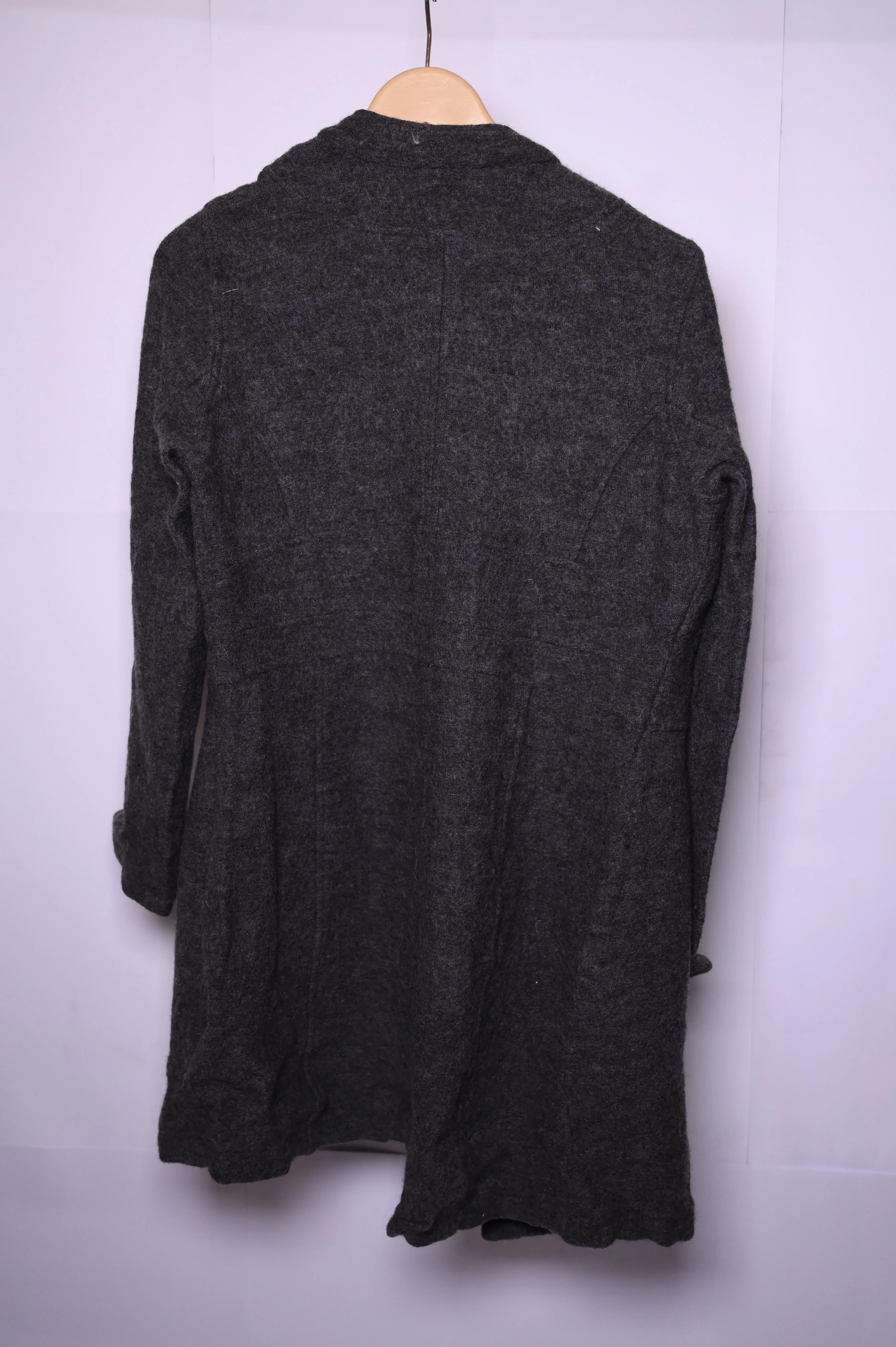 Cynthia Rowley Dark Grey Wool Long Sweater - Medium