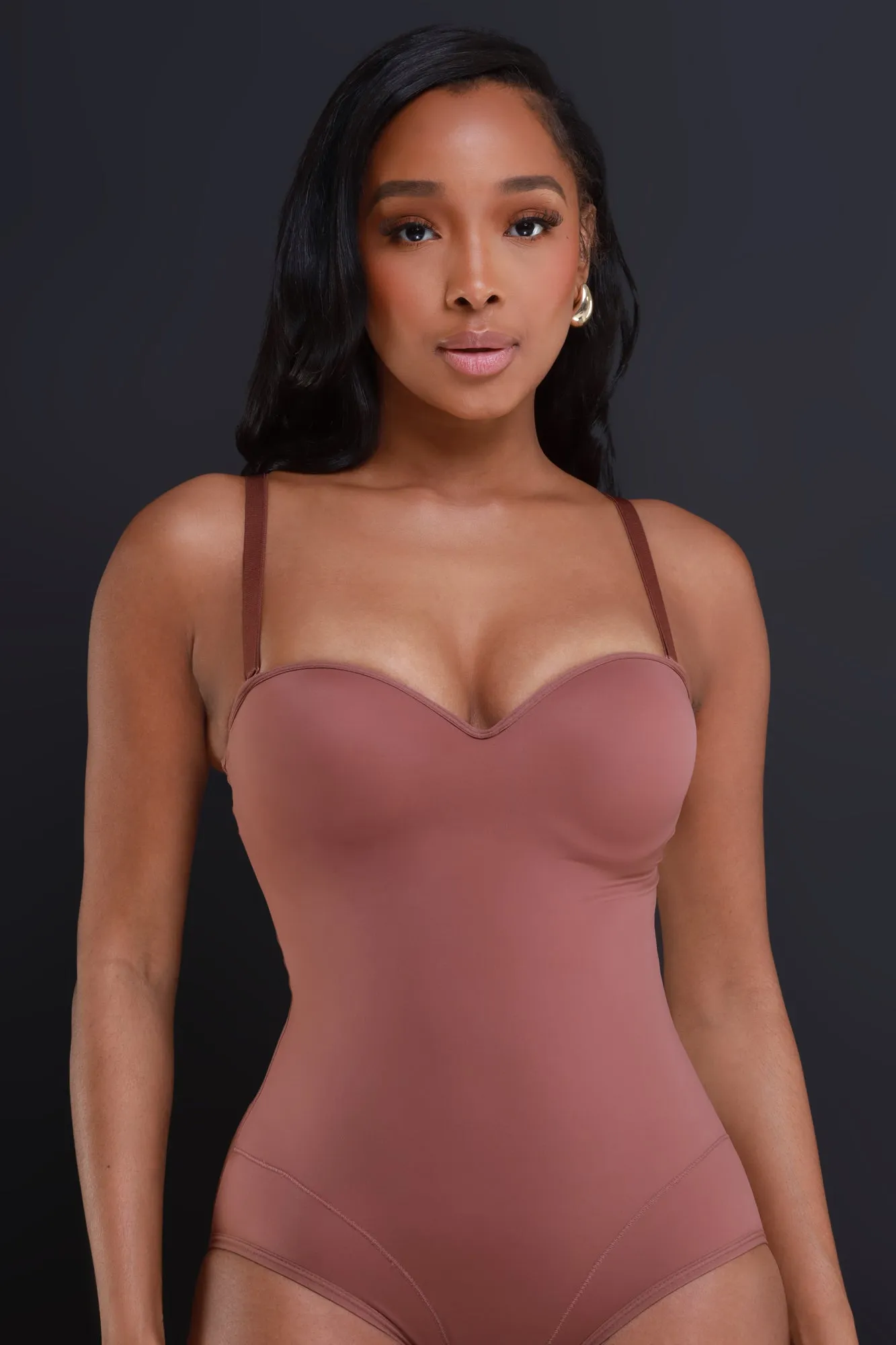 Doctored Form Shapewear Bodysuit - Brown No. 124