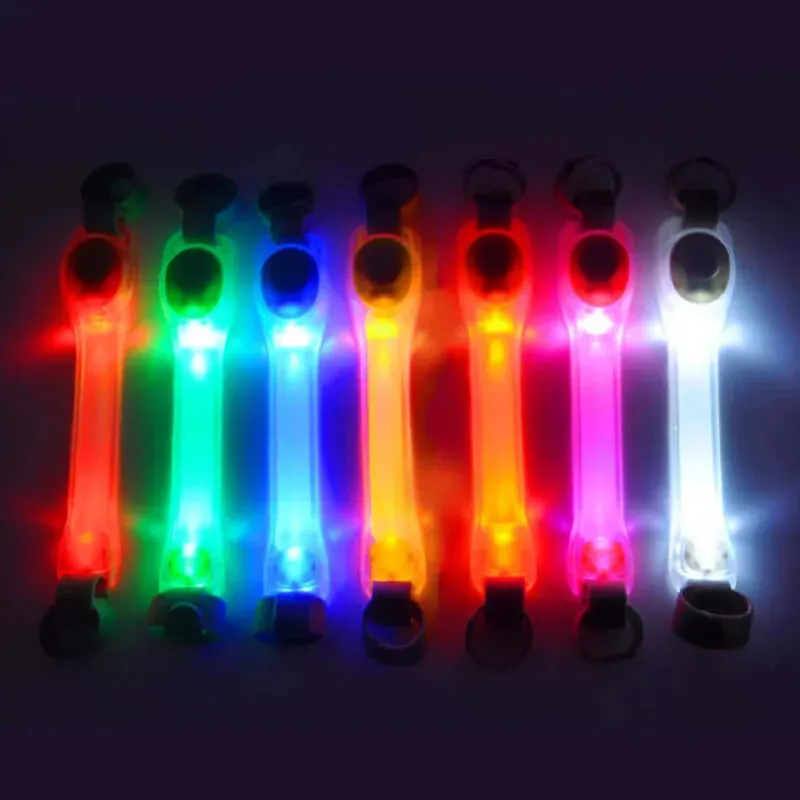 Dog Anti Lost Safety Glowing Collar Outdoor Waterproof Warning LED Flashing Light Strip