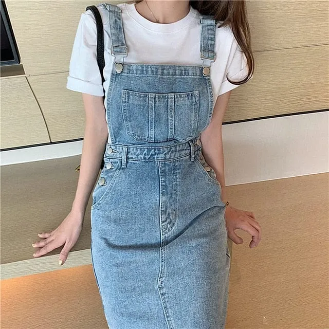 Dream Denim Dress Overall