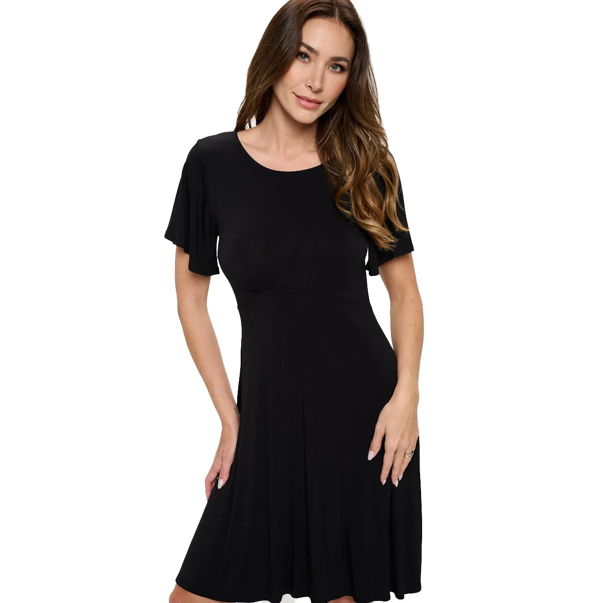 Elli High-Waist Mini Dress