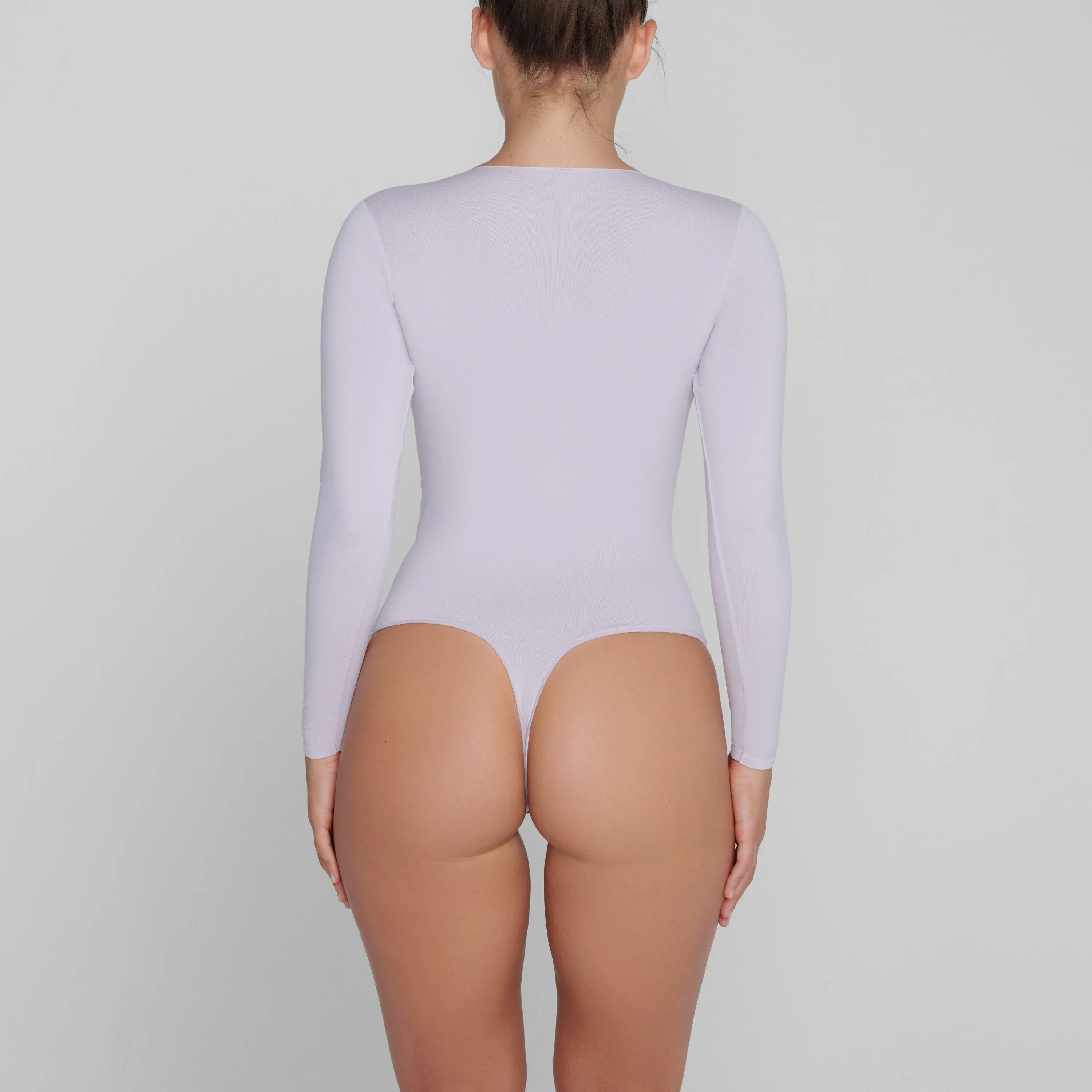 ESSENTIAL CREW NECK LONG SLEEVE BODYSUIT | IRIS MICA