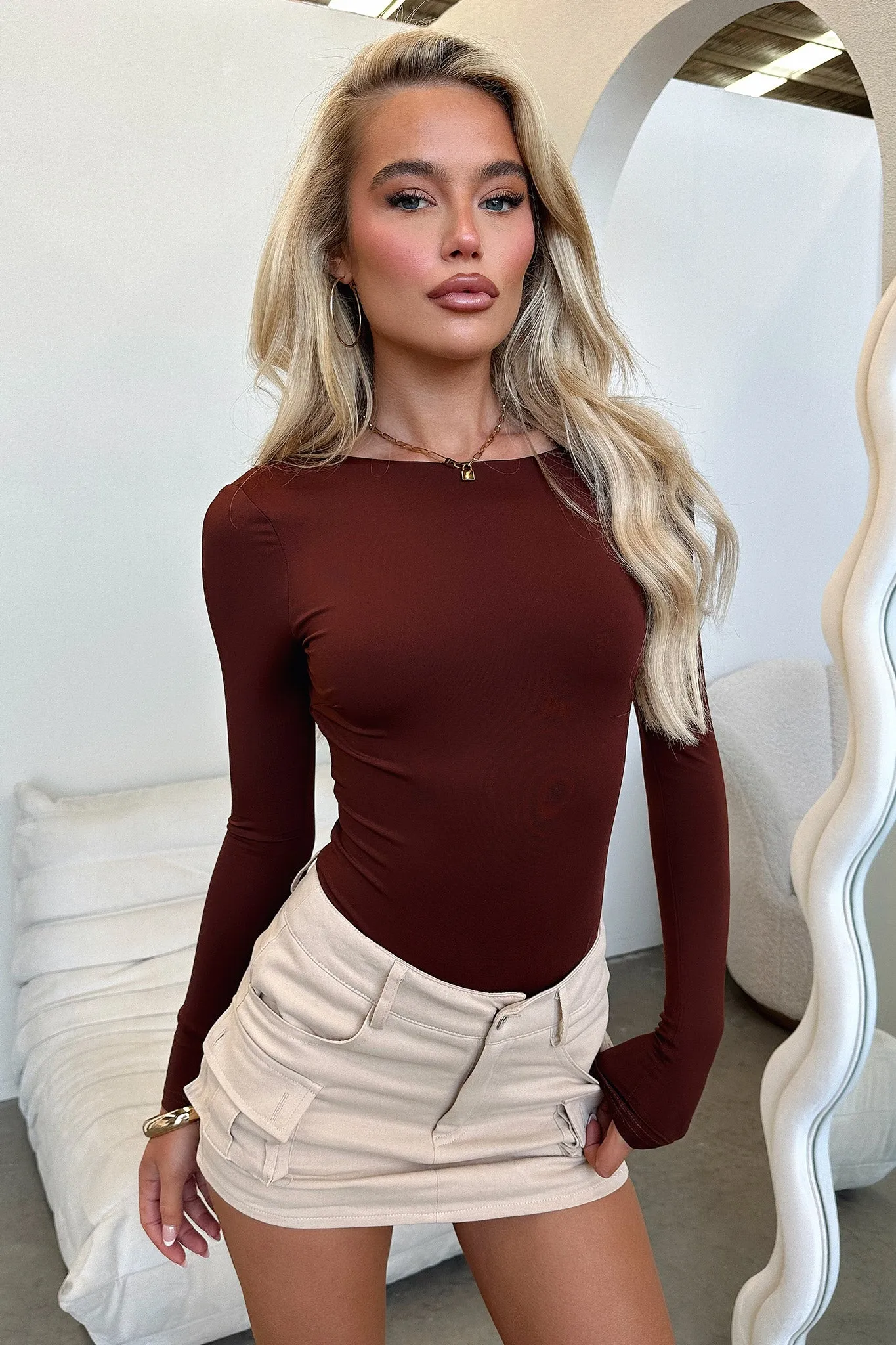 Eve Bodysuit - Brown