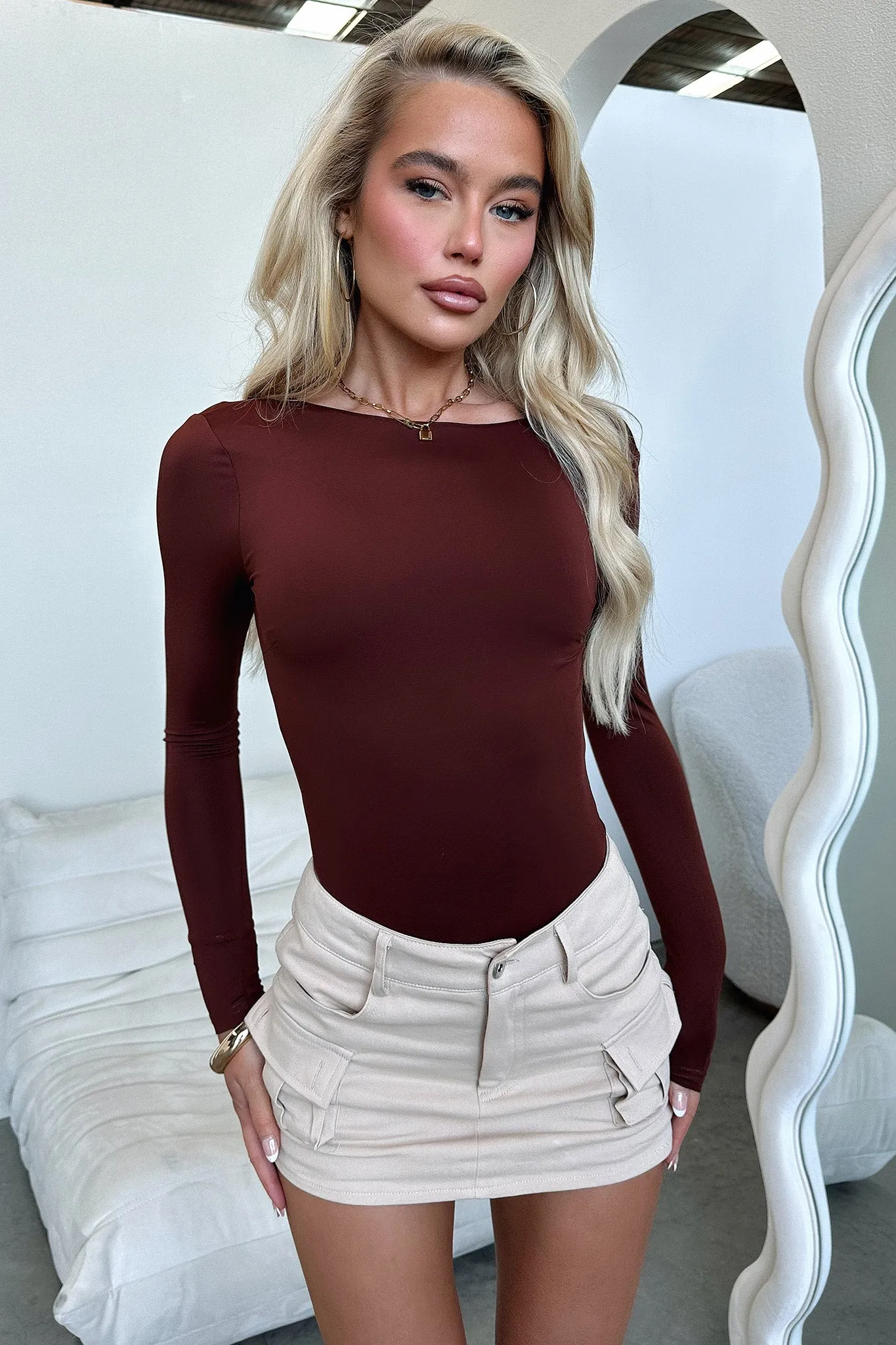 Eve Bodysuit - Brown