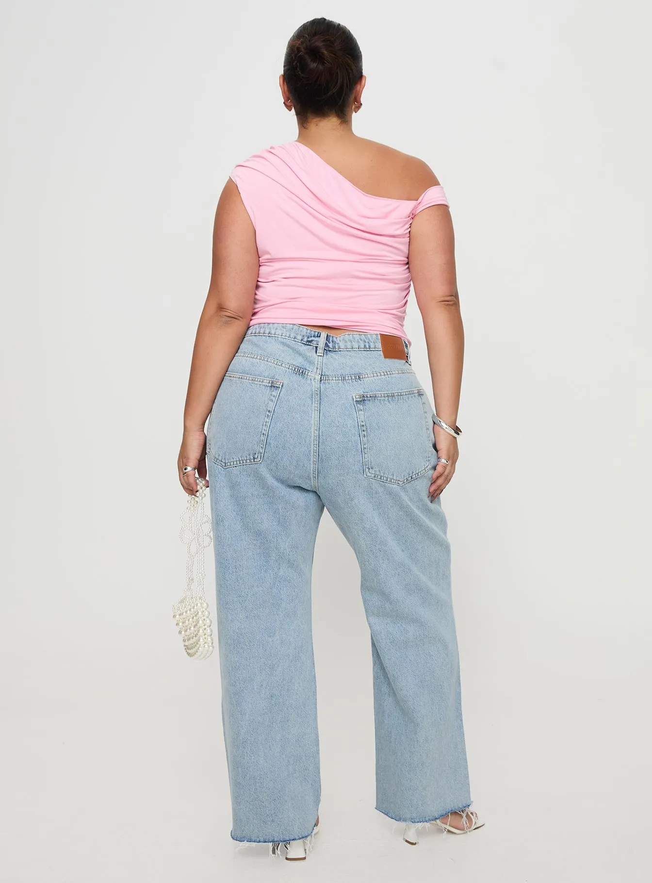 Fawcett Jeans Light Wash Denim Curve